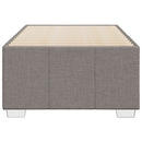 sengeramme uden madras 80x200 cm stof gråbrun