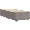 sengeramme uden madras 80x200 cm stof gråbrun