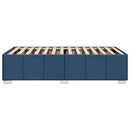 sengeramme uden madras 80x200 cm stof blå