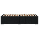 sengeramme uden madras 90x200 cm stof sort