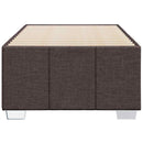 Sengeramme uden madras Mørkebrun 90x200 cm Stof