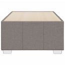 sengeramme uden madras 90x200 cm stof gråbrun