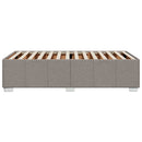 sengeramme uden madras 90x200 cm stof gråbrun