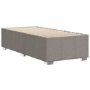 sengeramme uden madras 90x200 cm stof gråbrun