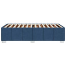 sengeramme uden madras 90x200 cm stof blå
