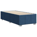 sengeramme uden madras 90x200 cm stof blå