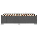 Sengeramme uden madras Mørkegrå 100x200 cm Stof