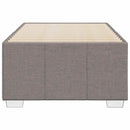 Sengeramme uden madras Taupe 100x200 cm Stof