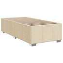 Sengeramme uden madras Creme 100x200 cm Stof
