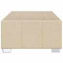 Sengeramme uden madras Creme 100x200 cm Stof