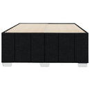 Sengeramme uden madras Sort 120x200 cm Stof
