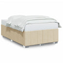 Sengeramme uden madras Creme 120x200 cm Stof