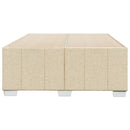 Sengeramme uden madras Creme 120x200 cm Stof