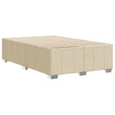 Sengeramme uden madras Creme 120x200 cm Stof