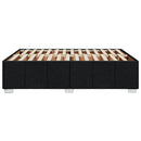 sengeramme uden madras 140x190 cm stof sort