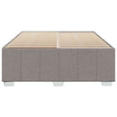 sengeramme uden madras 140x190 cm stof gråbrun