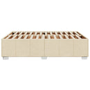 sengeramme uden madras 160x200 cm stof cremefarvet