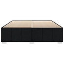 sengeramme uden madras 200x200 cm stof sort
