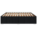 sengeramme uden madras 200x200 cm stof sort
