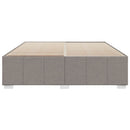 sengeramme uden madras 200x200 cm stof gråbrun