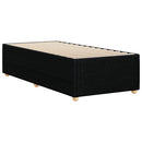 sengeramme uden madras 80x200 cm stof sort