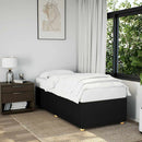 sengeramme uden madras 80x200 cm stof sort