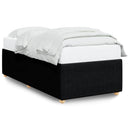 sengeramme uden madras 90x190 cm stof sort