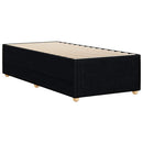 sengeramme uden madras 90x190 cm stof sort