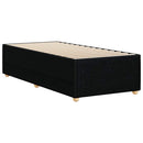 sengeramme uden madras 90x200 cm stof sort
