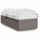 sengeramme uden madras 90x200 cm stof gråbrun