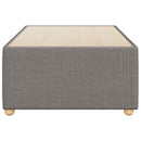 sengeramme uden madras 90x200 cm stof gråbrun