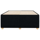 sengeramme uden madras 120x190 cm stof sort