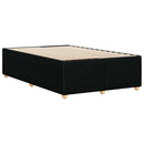 sengeramme uden madras 120x190 cm stof sort
