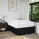 sengeramme uden madras 120x190 cm stof sort