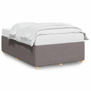 sengeramme uden madras 120x190 cm stof gråbrun