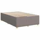 sengeramme uden madras 120x190 cm stof gråbrun