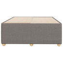 sengeramme uden madras 120x190 cm stof gråbrun