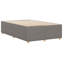 sengeramme uden madras 120x190 cm stof gråbrun