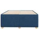 sengeramme uden madras 120x190 cm stof blå