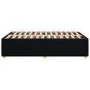 Sengeramme uden madras Sort 120x200 cm Stof