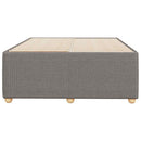 Sengeramme uden madras Taupe 120x200 cm Stof