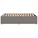 Sengeramme uden madras Taupe 120x200 cm Stof
