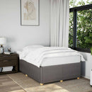 Sengeramme uden madras Taupe 120x200 cm Stof