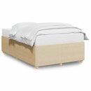 Sengeramme uden madras Creme 120x200 cm Stof