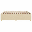 Sengeramme uden madras Creme 120x200 cm Stof