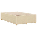 Sengeramme uden madras Creme 120x200 cm Stof