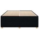 sengeramme uden madras 140x190 cm stof sort