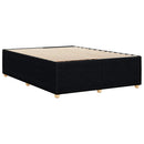 sengeramme uden madras 140x190 cm stof sort