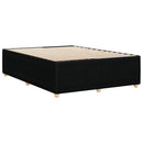 sengeramme uden madras 140x200 cm stof sort