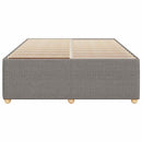 sengeramme uden madras 160x200 cm stof gråbrun